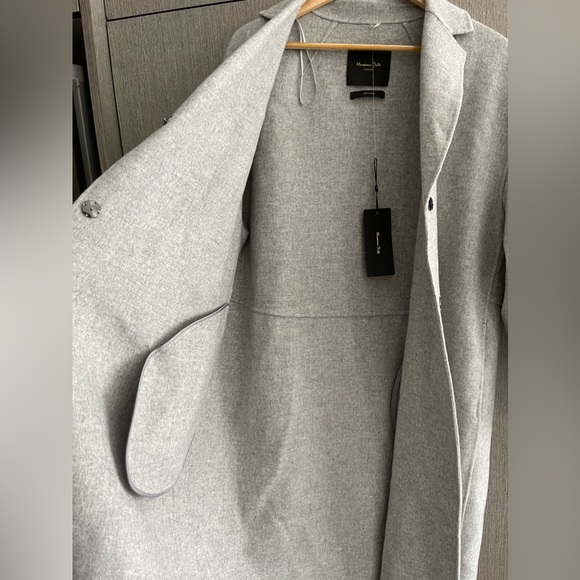 Brand new MASSIMO DUTTI Oversized Wool Coat size Medium - Picture 4 of 10